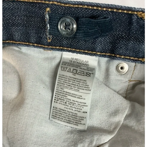 Old Navy Kids' Dark Blue Denim Jeans - Picture 4 of 10